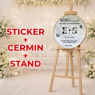 Cermin Welcome board Wedding/Tunang/Aqiqah/Event