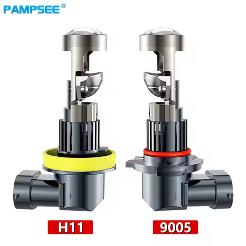H11 H7 Mini Headlights Bulb Auto H8 9005 HB3 9006 HB4 Fog Lamps Projector Lens 120W 6000K 3000K Ice