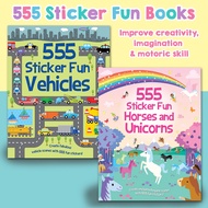 555 Sticker Fun Books (there are various titles) [Imagine That]