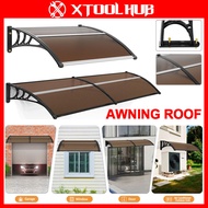 Awning Roof Outdoor Sunshade Rainproof Awning Heavy Duty Balcony Anti UV Polycarbonate Roof 遮阳棚