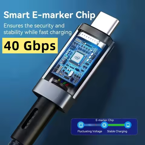 USB4 Cable 40Gbps 240W 8K For Thunderbolt 4 Type C Fast Charging Thunderbolt3 USB 4.0 USB C to C Dat