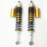 Suspension Shock Absorber Universal 8mm Spring 370mm 380mm 390mm Motorcycle Air Shock Absorbers Susp