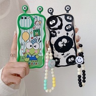 Casing iPhone 7 Plus Casing iPhone 8 Plus Case Cute Cartoon Cream Edge Soft Silicone Phone Case with Stereoscopic Eye For iPhone ED