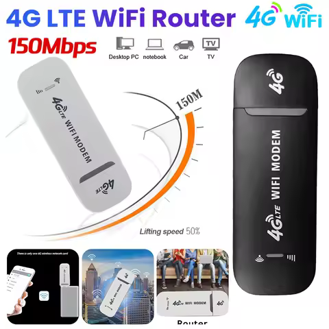 4G LTE WiFi Router USB Modem Unlocked WiFi Wireless Network Adapter Hotspot Router USB Dongle Wifi R