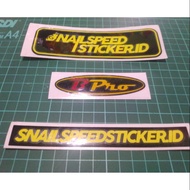 Universal Sticker logo B PRO 9cm