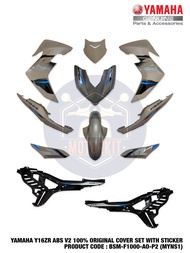 YAMAHA Y16ZR Y16 ABS V2 100% ORIGINAL BODY COVER SET WITH STICKER TAMPAL NESCAFE MYNS1 BSM-F1000-A0-