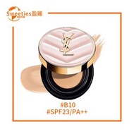 Yves Saint Laurent (YSL) - Yves Saint Laurent (YSL) - 聖羅蘭*新版明彩輕透亮肌氣墊粉底 粉皮革氣墊 #B10 Porcelain SPF23/PA