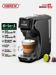 SALE HiBREW 6in1 Capsule Coffee Machine Hot/Cold Multiple Espresso Cafetera Cappuccino Coffee Maker 