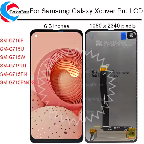 6.3'' LCD For Samsung Galaxy X Cover Pro G715 G715FN LCD Display Touch Screen Digitizer Assembly For