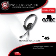 HEADSET P2 GOTECH ORIGINAL