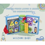 🎵 Fisher Price Laugh & Learn 123 Schoolbook ฟิชเชอร์ ไพรซ์ หนังสือเรียนมีเสียงเพลง 123 หนังสือเรียนเ