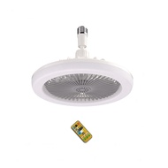 wsustore--Ceiling Fan with Remote Control and Light 30W LED Lamp Fan Smart Silent Ceiling Fan E27 Co