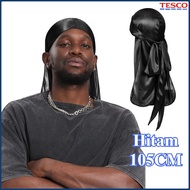 Durag Silk Headband Durag Long Tail Bandana Durag Hip Hop Breathable Pirate Hat