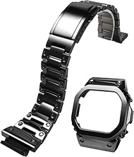 MOD Kit Metal Watch Case Bezel Band Strap 316 Stainless Steel Bracelet Compatible with Casio Men's G-SHOCK DW-H5600