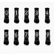 GRC Number Tech Socks Black Cycling Socks