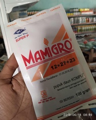 Pupuk Bunga dan Buah Mamigro Super P kemasan 100 gram