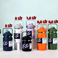 FIT thermos bottle 1500,2000,2500ML, wide mouth with straw