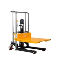 HY-D Nori Forklift Manual Hydraulic Stacker Platform Electric Lift Car Light Luggage Trolley Lifting1.5Rice PL0X