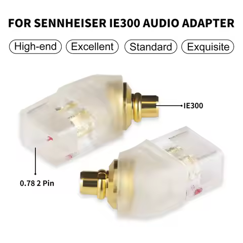 OKCSC Earphone Adapter for SENNHEISER IE300 Male to 0.78 2 PIN Female Connecter for SENNHEISER IE300