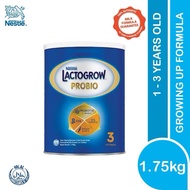 [Reject Tin] Nestle Lactogrow Probio Stage 3 (1-3 Tahun) Susu Tepung Rumusan Kanak-Kanal 1.75kg