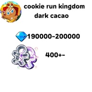 cookie run kingdom ไอดีดอง <จัดส่งในแชท ภายใน24ชม> dark caco