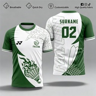 【Free name and logo customization】Falcon Badminton Jersey Quick Dry Breathable High Quality Fabric F