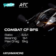 【AYUH MANCING】 ATC Combat CF 51 Baitcasting Fishing Reel (Left)