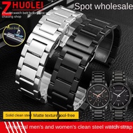 Stainless steel watch replacement steel strap, adapted fossil FS524148355061 mechanical watch, butte