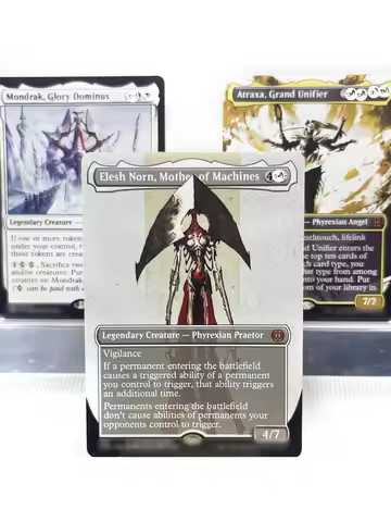 ONE PRM IKO SNC HOLO6-Ⅰ03 Tcg proxy cards magical Elesh Norn, Mother of Machines Mondrak, Glory Domi