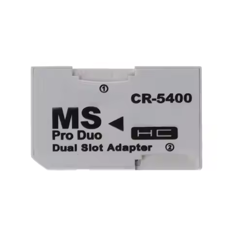 Micro SD TF to Memory Stick MS Pro for Duo for PSP 1000/2000 / 3000 Card Dual 2 Slot Adapter Convert