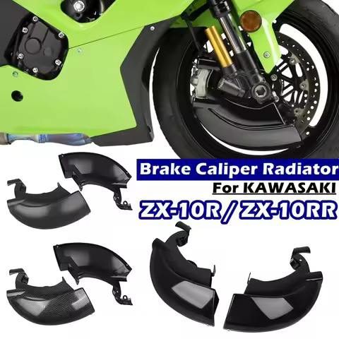 Brake Caliper Radiator Air Ducts Brake Disc Cooler For KAWASAKI ZX-10R ZX10R ZX-10RR ZX10RR 2016-202