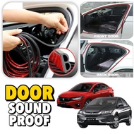 Honda City Car Door Sound Proof Insulation Silence Rubber Seal Guard Pintu Kereta Accessories