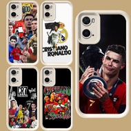 R36 CR7 Ronaldo Casing for OPPO A57s A36 A77 A77s A96 A57e A57 A76 White