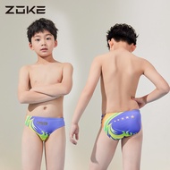 Zoke Swim Briefs for Boys Competition Training Professional Swim Trunks