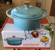 24cm 4L nutrifresh round cast iron casserole 鑄鐵鍋