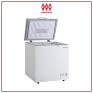 Sharp SJC168 (White) 160L Dual Switch Setting with LED Lighting Chest Freezer