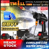[✅SG Ready Stock]30000mah Pressure Washer Cordless Car Washer Power Spray Wash Gun Sprayer Water Pump Portable Water Jet
