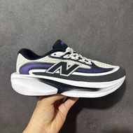 🤩必備跑鞋🤩 輕量透氣氮氣緩震神鞋 專業級競速訓練跑步鞋 New Balance FuelCell SuperComp Trainer v2 | 黑白紫漸層配色 | 標準D楦 | 長距離訓練/日常通勤