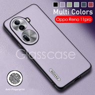 For Oppo Reno 11 Casing For Oppo Reno 11 F pro 11pro Reno11F Reno11pro Soft Case Luxury Leather Phone Case Simple Fashion Couple TPU Protection Casing Shockproof Back Cases Cover