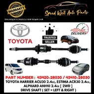 [ DRIVE SHAFT 100% NEW ] TOYOTA HARRIER ACU30 2.4cc, ALPHARD ANH10 2.4cc, ESTIMA ACR30 2.4cc DRIVE S