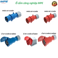 Genuine industrial socket MPE 16A - 32A Model:MPN2 3 pin socket 3 pin plug