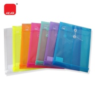 Fail Sampul Lutsinar AKAR A4 (1 pcs) – Fail Plastik Untuk Dokumen | AKAR A4 Transparent Envelope Fil