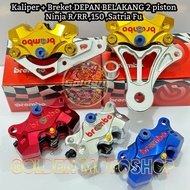 Ninja R/RR/150 Front Rear Caliper Package, Standard Size fu Knight +Brecket