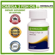 Herbalife Omega 3 Fatty Acid Fish Oil with EPA & DHA (60 softgel) NEW BATCH .