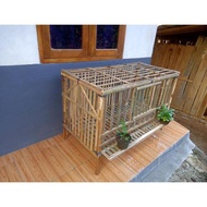 Kandang Ayam Bambu Petelur Size 120x60 Cm