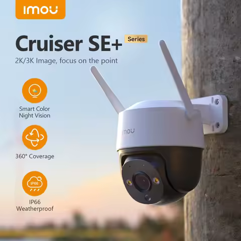 IMOU Cruiser SE+ Series Outdoor Wi-Fi Camera IP66 Weatherproof Camera 8X Digital Zoom Night Vision A