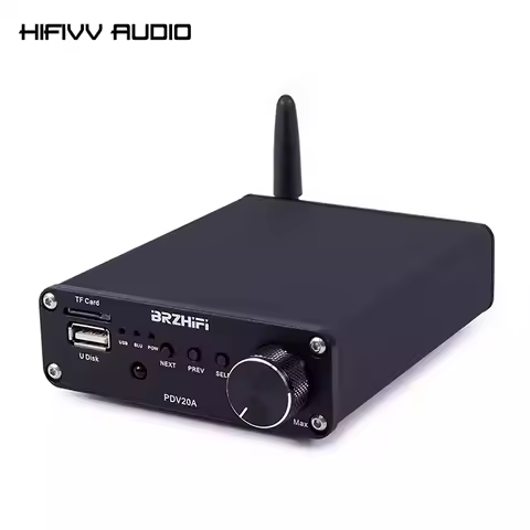 50W*2 Hifi TPa3116 Home Desktop DIgital Power Amplifier Lossless Music Player With ES9018 Independen