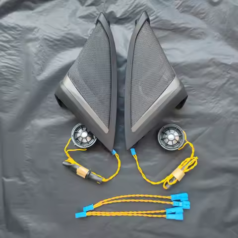 For BMW 5 Series G30 Car Dashboard Speakers Front Door Tweeter Cover Audio Center Midrang Loudspeake