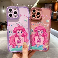 OPPO F5 F7 F9 F11 Youth Pro Case Casing For Little Mermaid Ariel Princess Soft Rubber Cellphone New Full Cover Camera Protection Design Shockproof Phone Cases