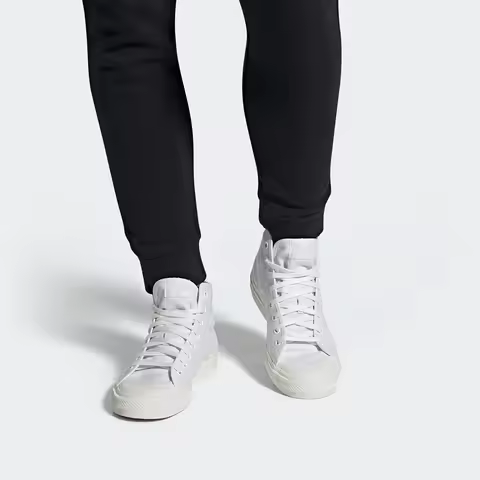 Adidas genuine Trefoil NIZZA HI Men's and Women's Classic Casual Sports Shoes EF1885